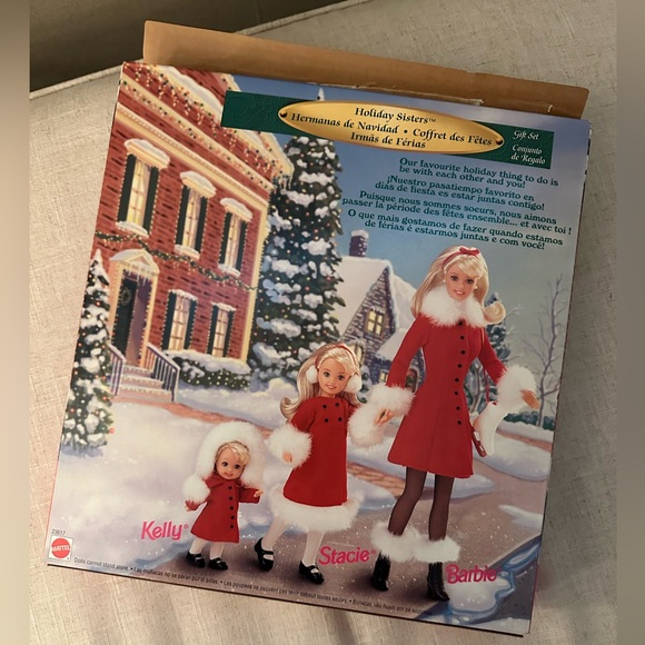 *Barbie - 1999 Holiday Christmas Sisters Gift Set - Picture 2 of 3